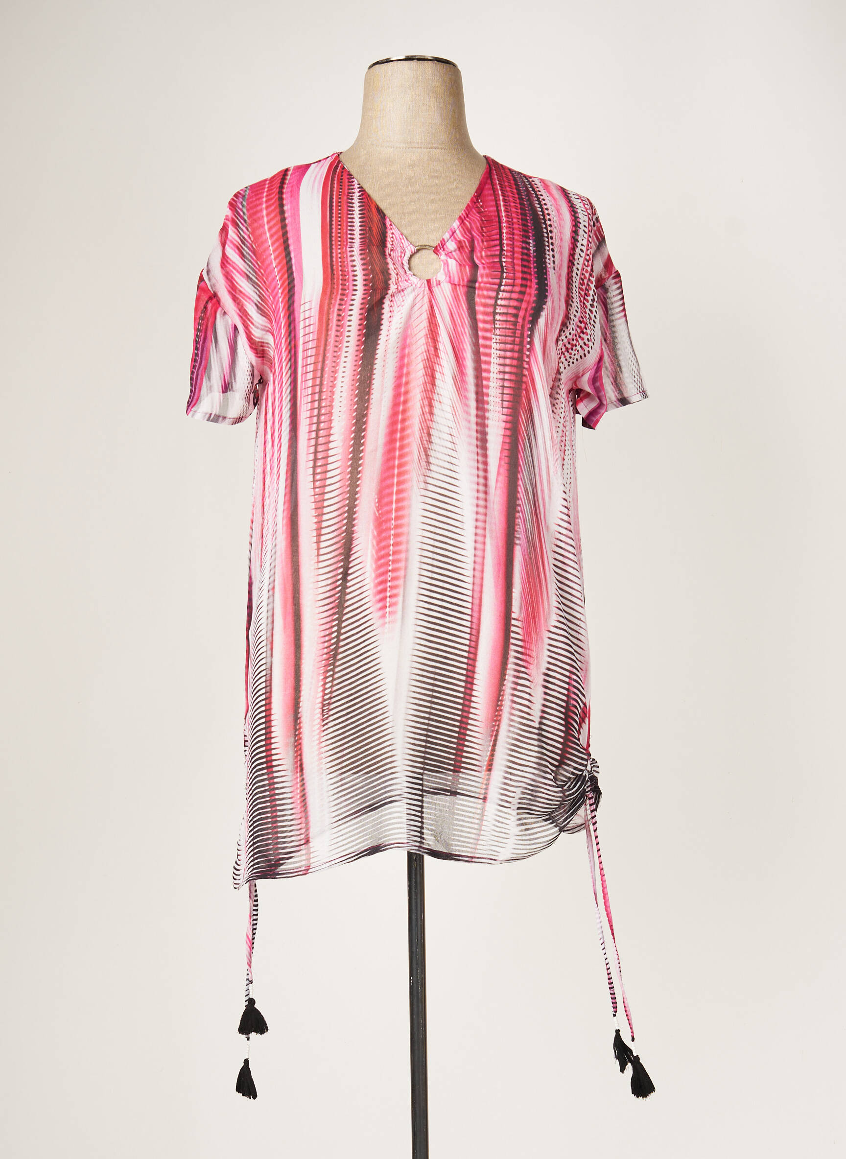 Miradonna Tuniquemanchecourte Femme couleur rose