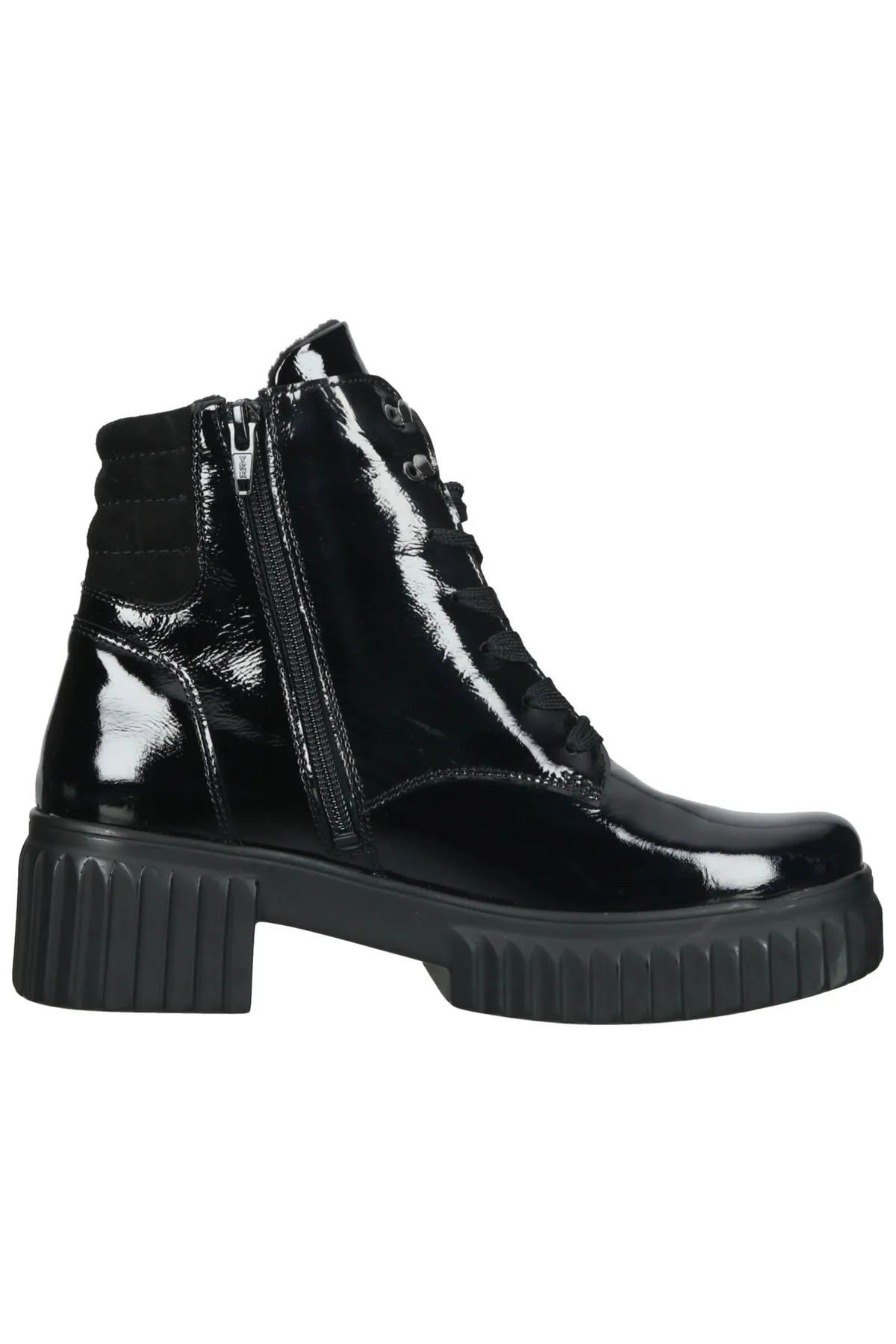 Waldläufer  Stiefelette - Schwarz - Blockabsatz