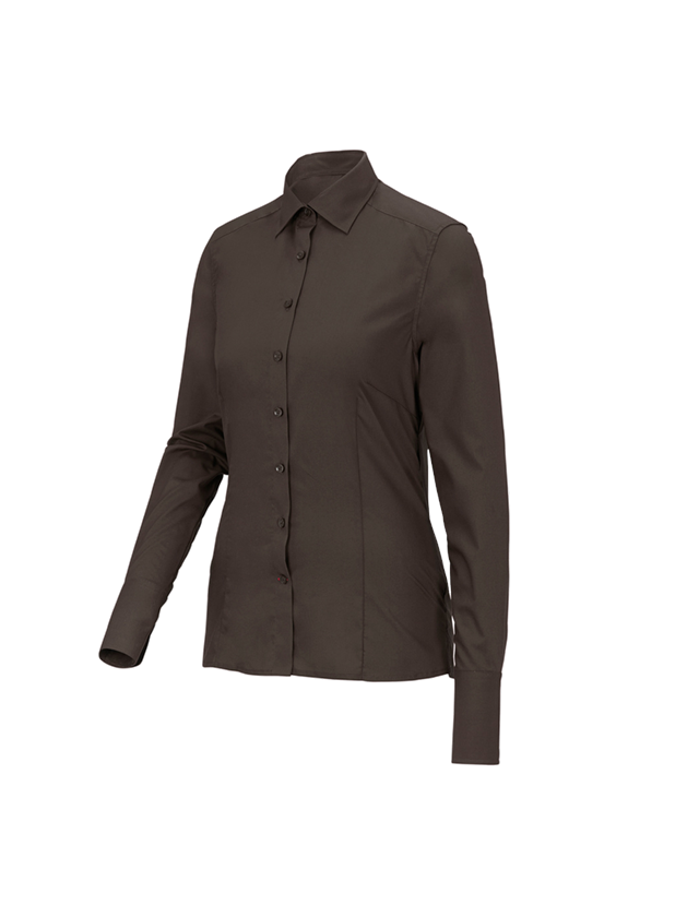 Business Bluse e.s.comfort, langarm