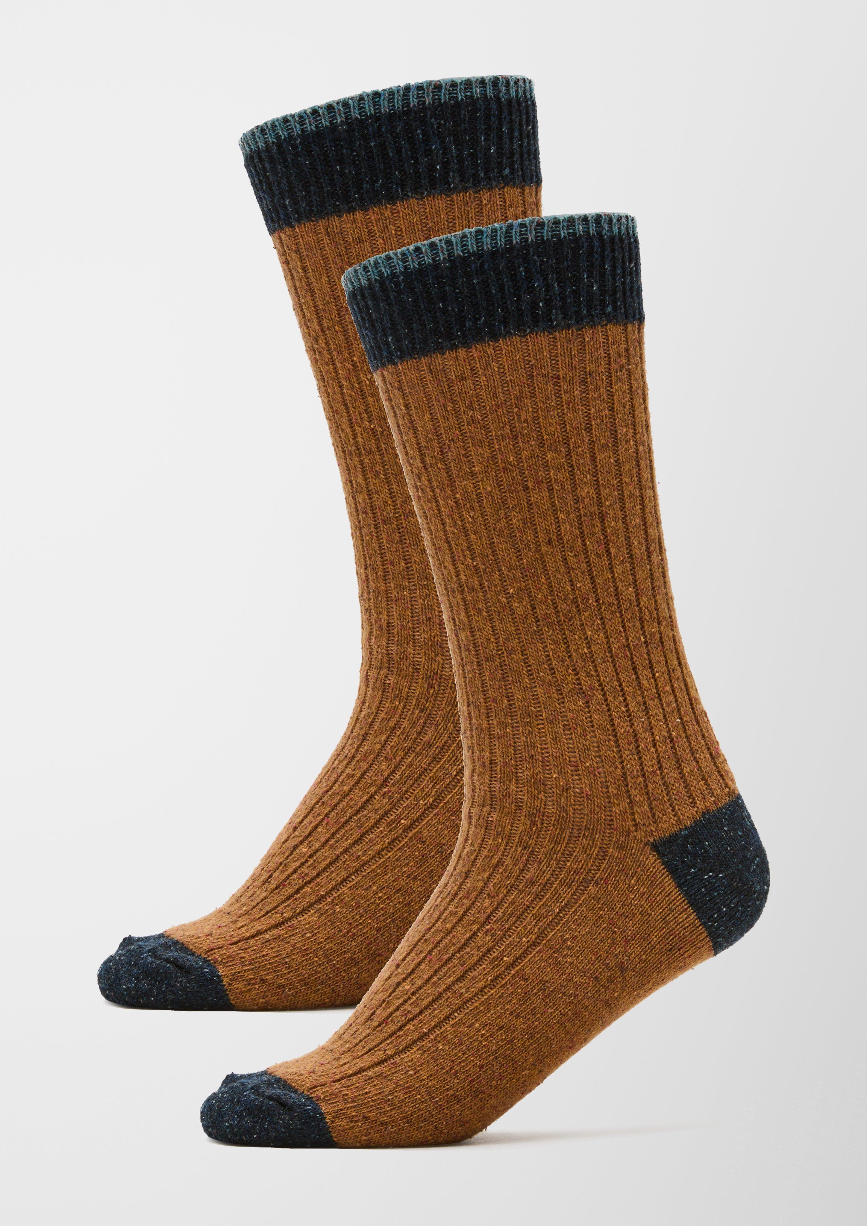 Woll-Seiden-Mix-Socken im 2er-Pack  6007473-8400
