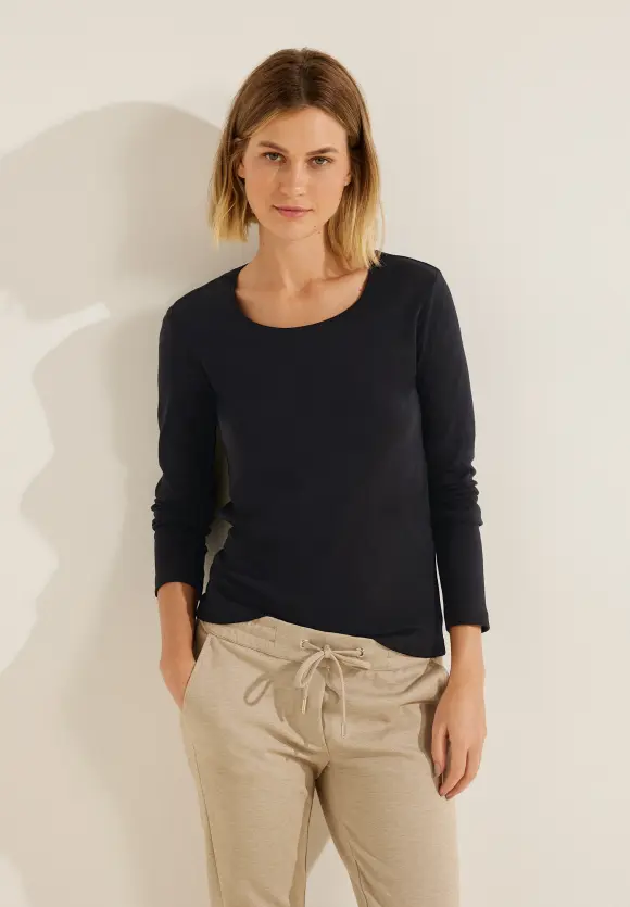 CECIL Basic Langarmshirt