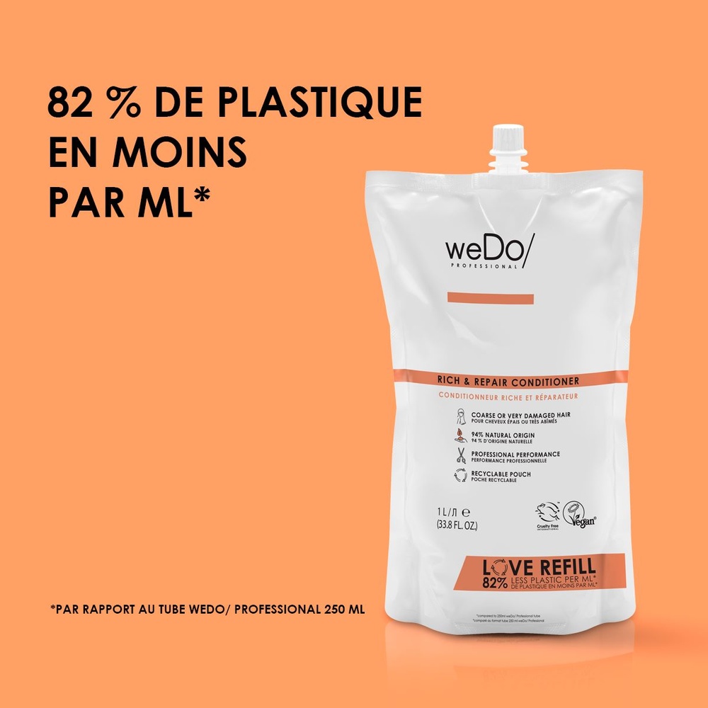 wedo WEDO/ Professional Après-Shampoing Riche & Réparateur 1000ml Après-Shampoing