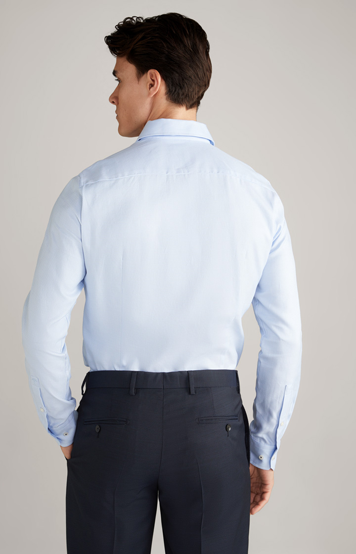 Hemd Panko in Hellblau gemustert