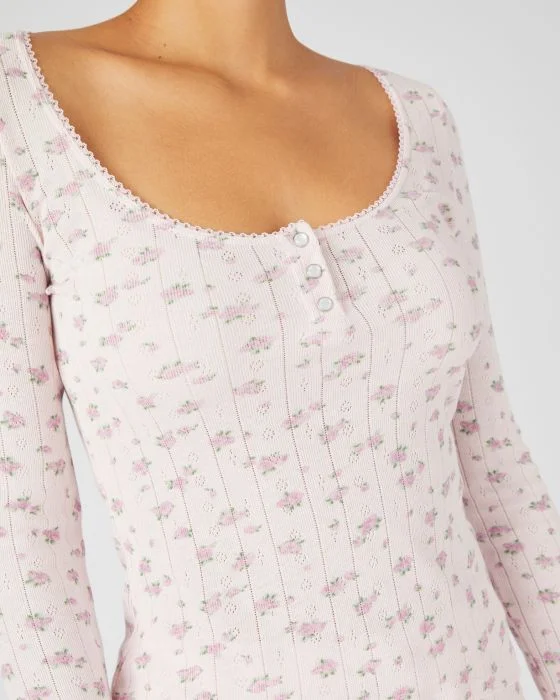 Tee-shirt en maille pointelle Raymond - Rouje x Damart
