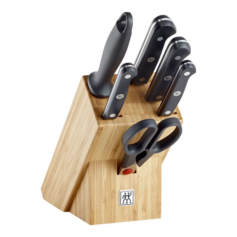 Messerblockset 7-tlg, Natur