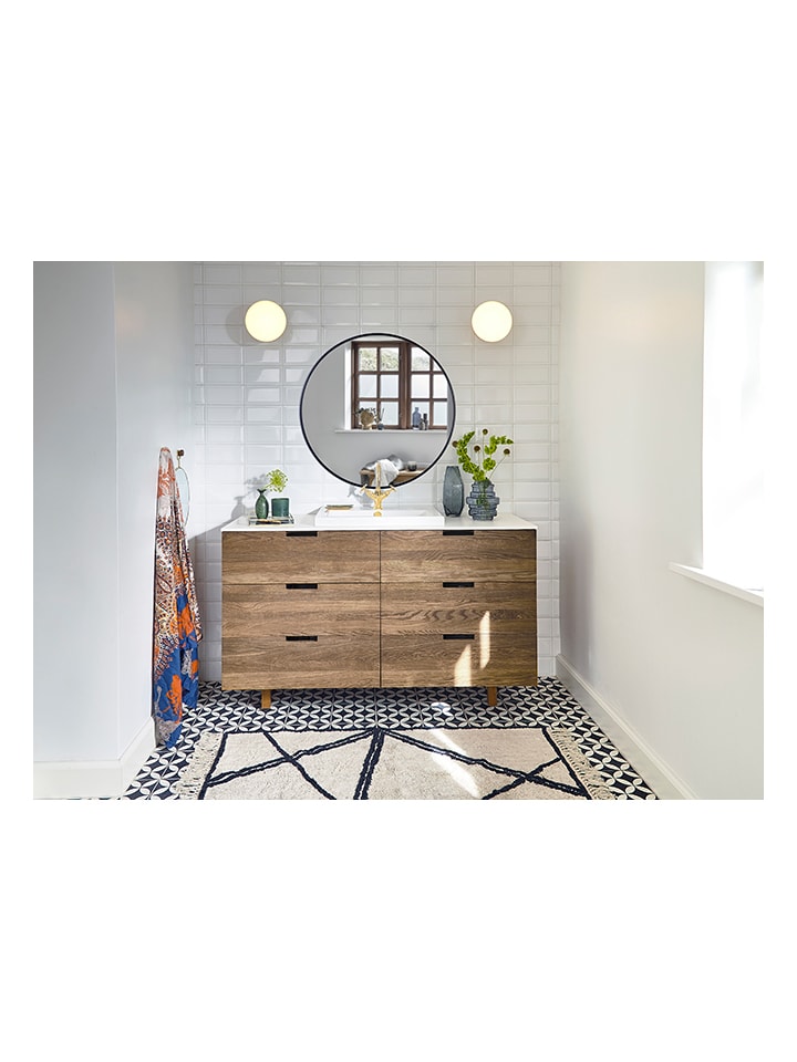 Villa Collection Spiegel in Schwarz - Ø 80 cm günstig kaufen onesize