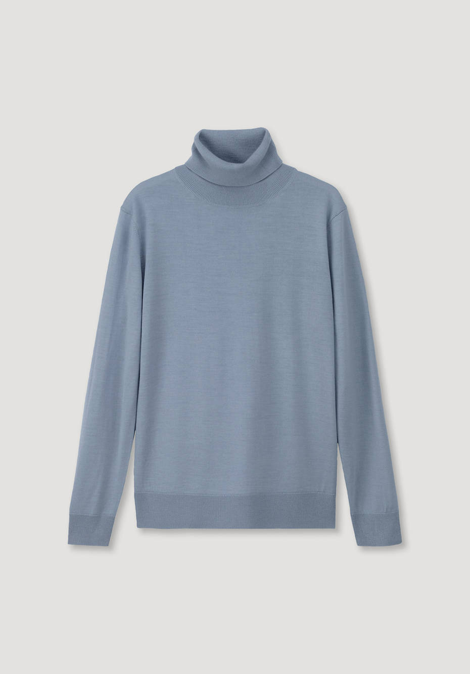 Rollkragenpullover aus reiner Bio-Merinowolle