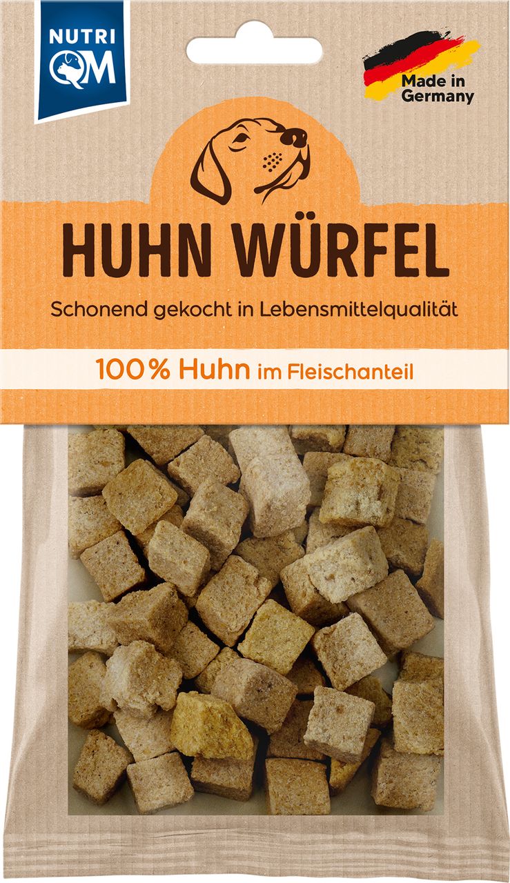 PetCom NutriQM Huhnwürfel 100 gr. - 6er Set