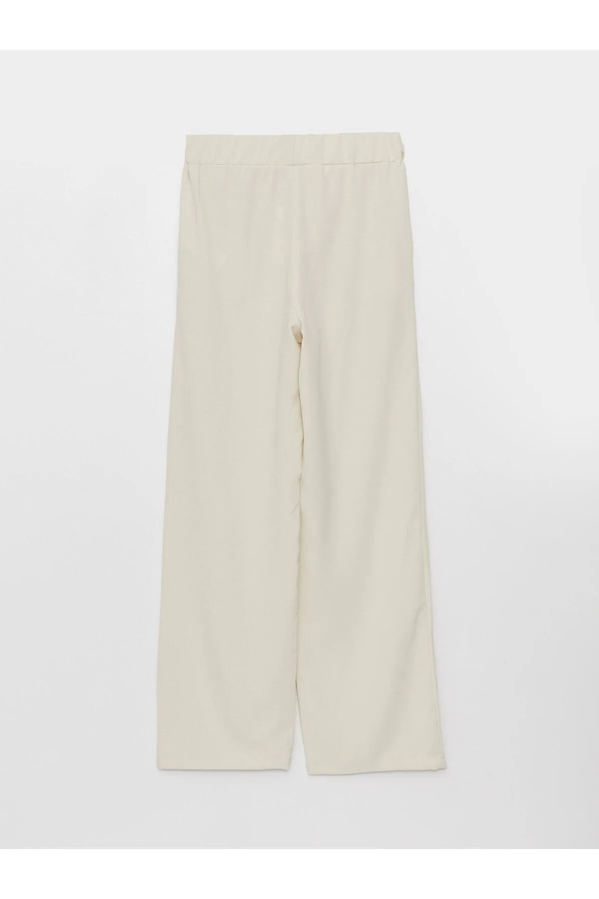 LC Waikiki  Damenhose mit elastischem Bund, bequemer Passform, gerader Tasche und detaillierten Taschen
