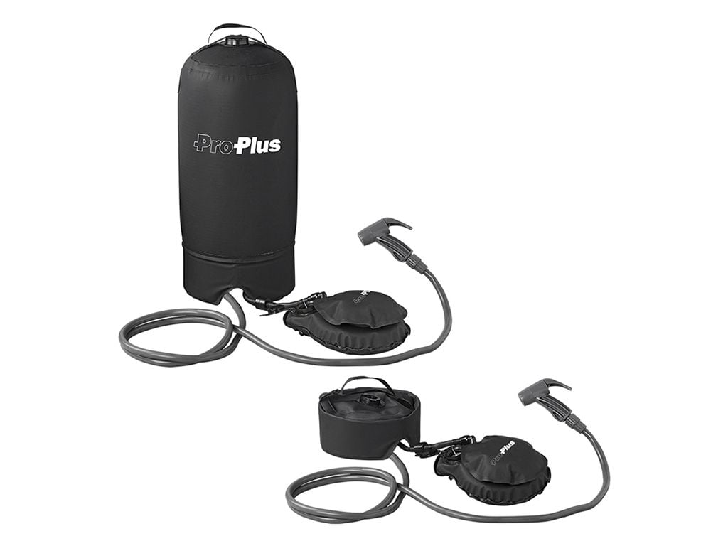 ProPlus Campingdusche mit Fußpumpe