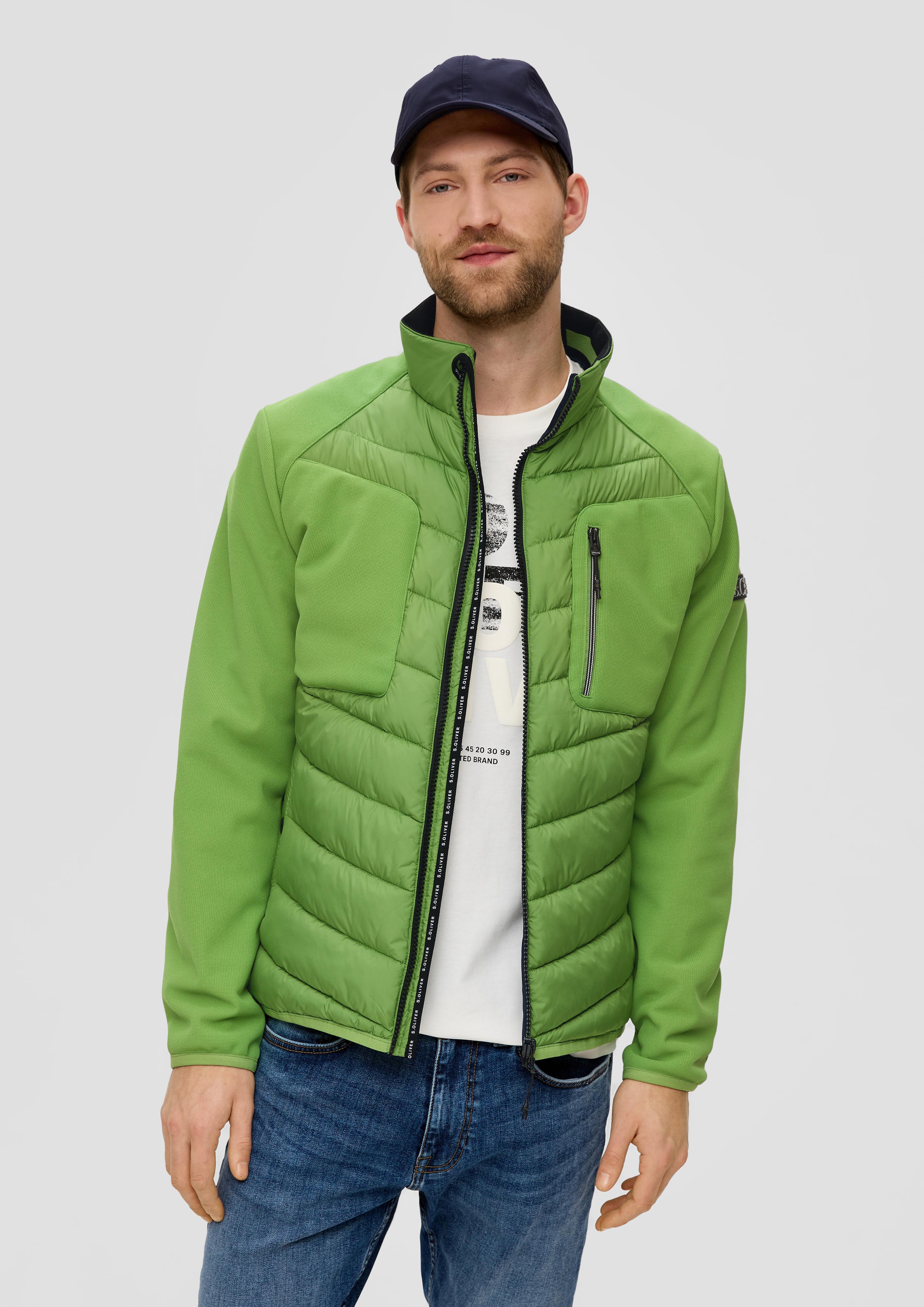 Softshelljacke mit Kontrastdetails  2140534-7450