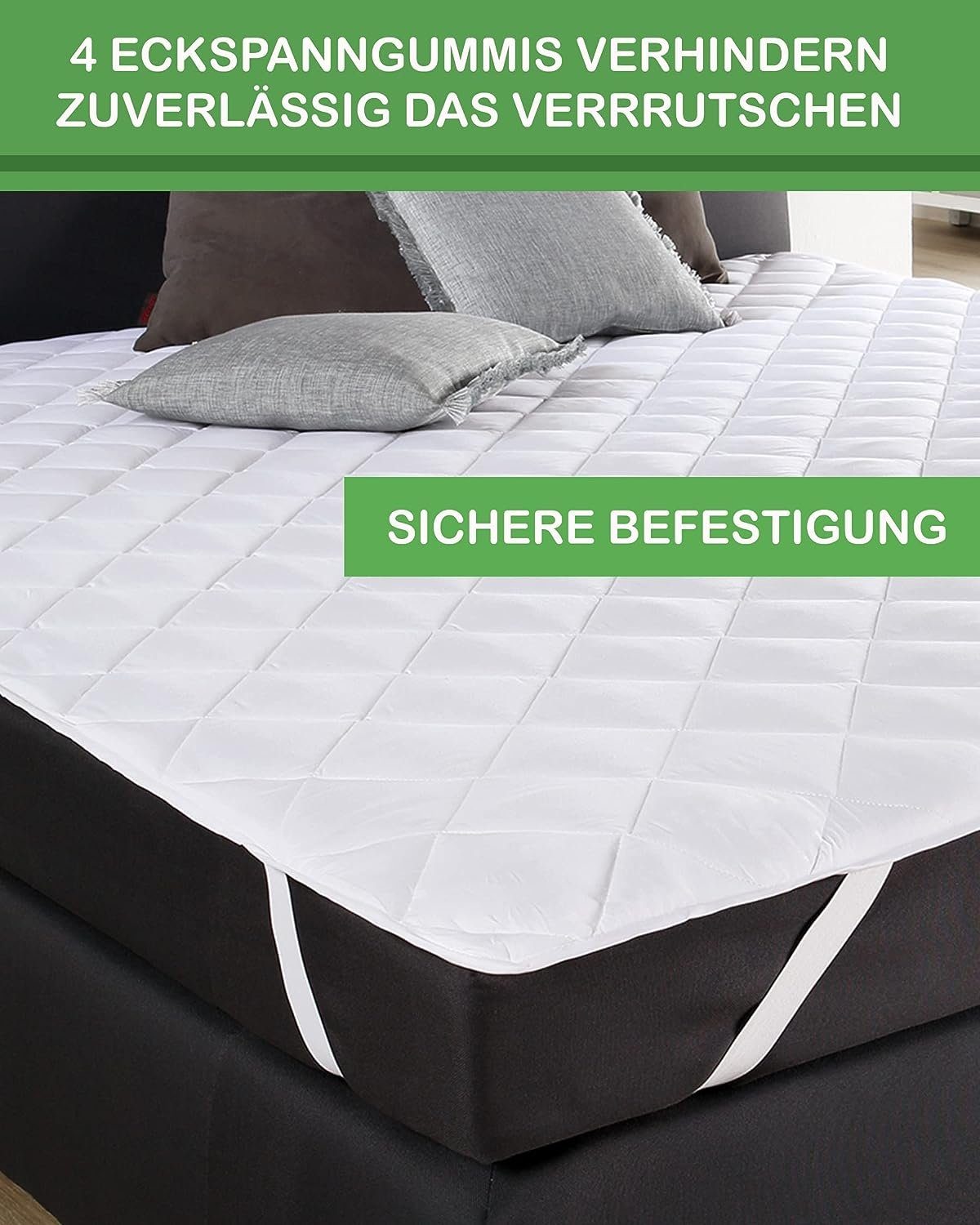 Matratzenauflage Matratzenauflage Comfort aus Mikrofaser DILUMA, Für Boxsprinbetten und alle gängigen Matratzen
