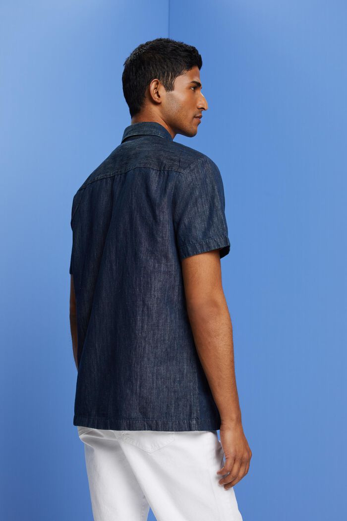 Kurzarmhemd im Jeans-Look
