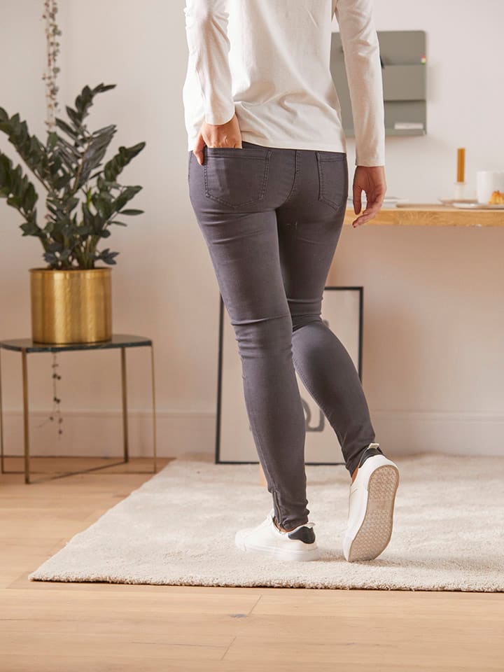 vertbaudet Umstandsjeans - Slim fit - in Grau günstig kaufen