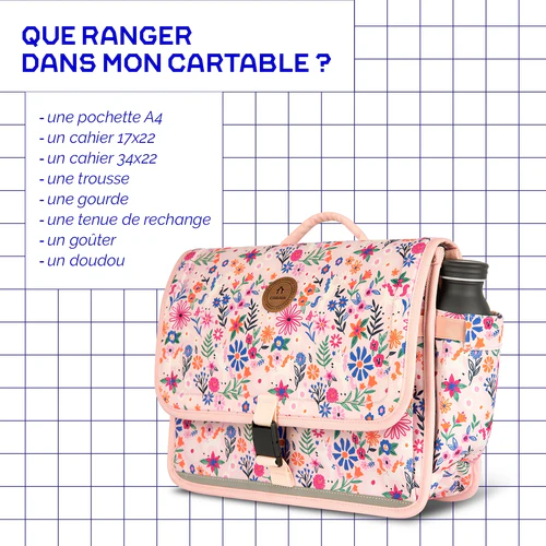 Cartable Discover Small Wonderland rose clair