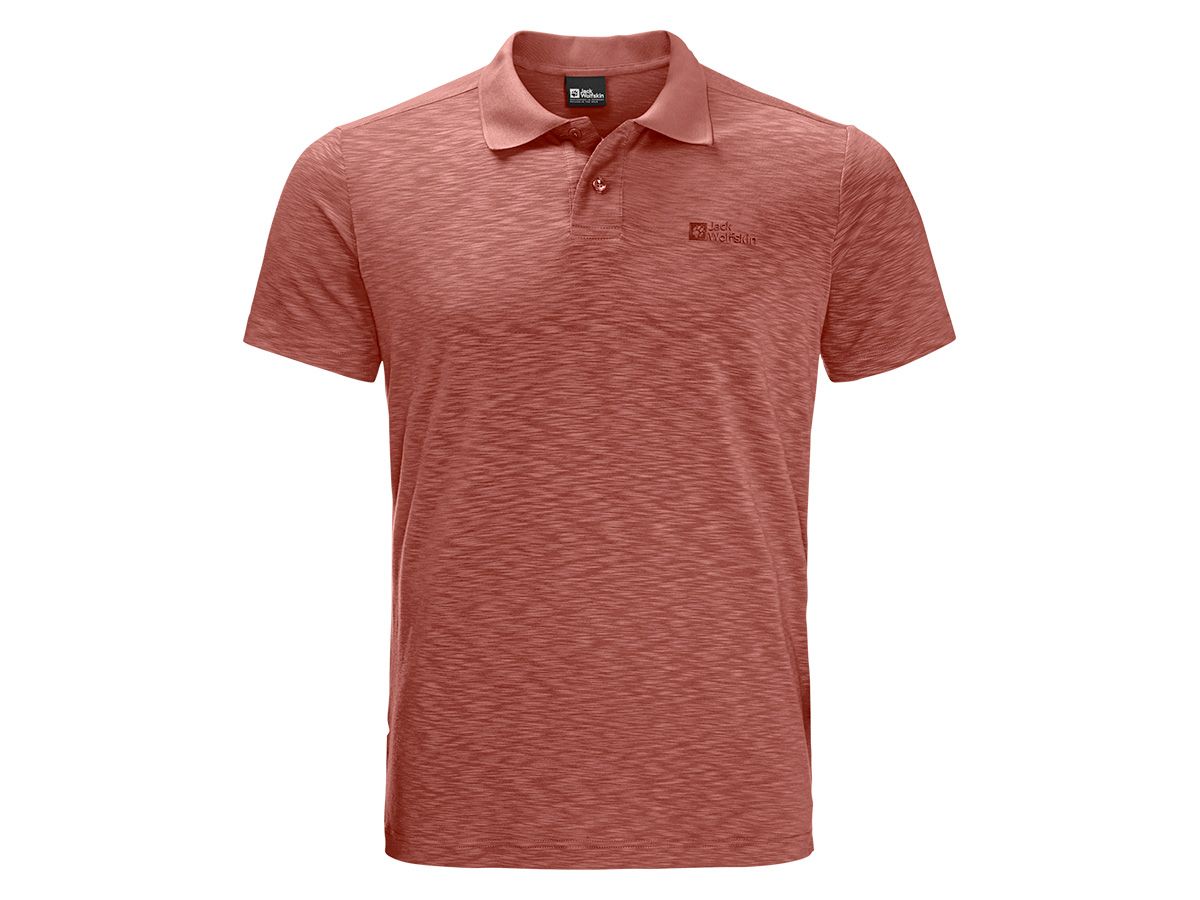 Jack Wolfskin Travel Barn Red Herren Polo