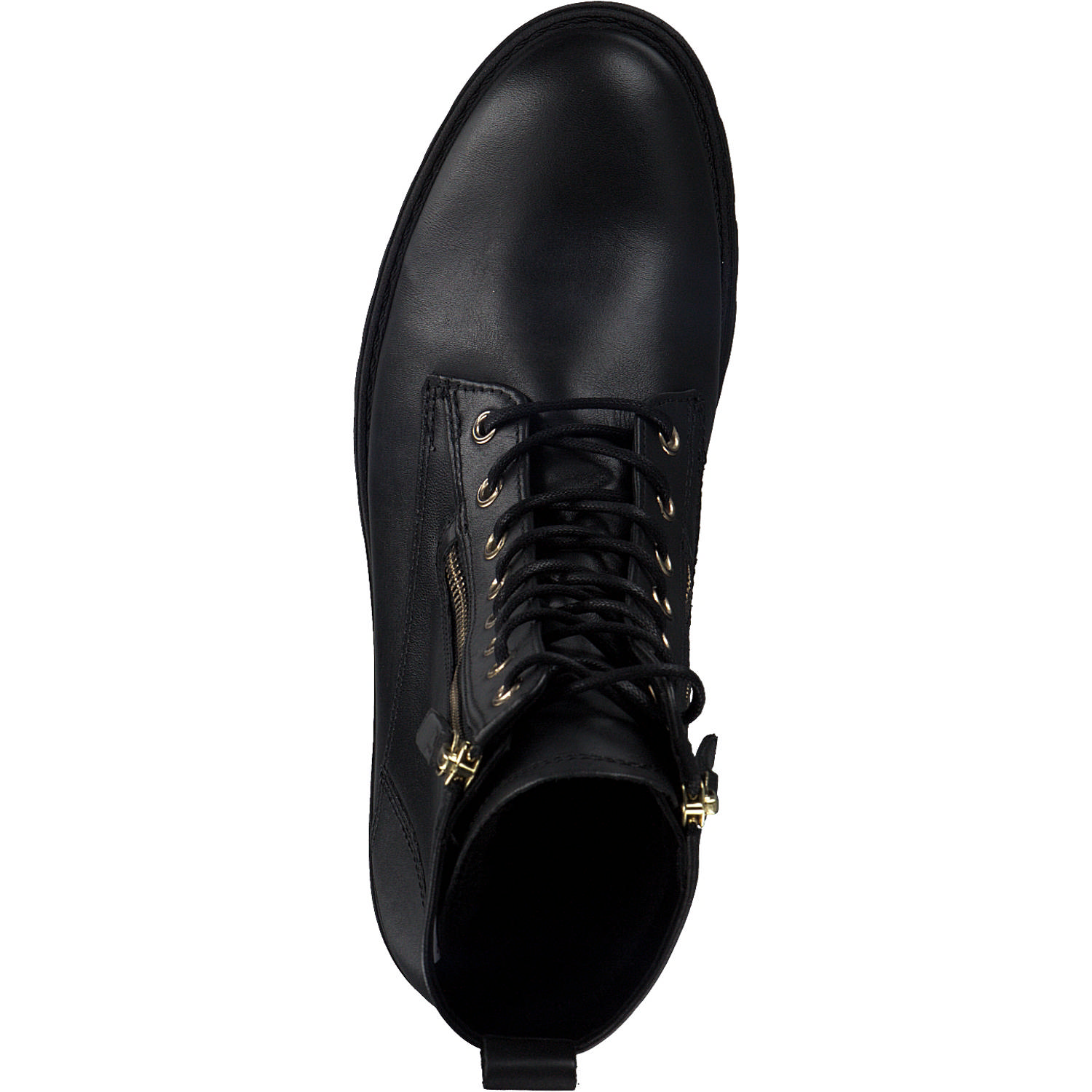 Gabor Comfort Rhodos 32.785.67, Stiefeletten, Damen, schw (Flausch/gold)