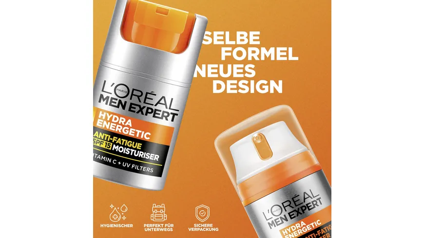 L'Oréal Men Expert Hydra Energy Tagespflege Gesicht 24h mit LSF15 50 ml