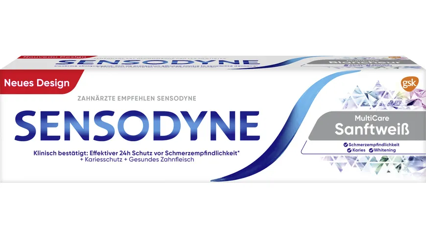 Sensodyne MultiCare Sanftweiß Zahncreme 75 ml