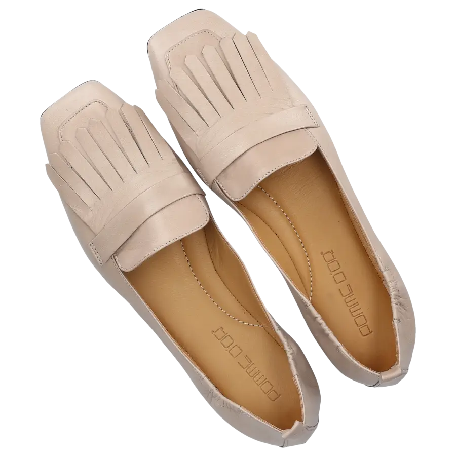 Pomme D`OR - Ballerinas Klassisch 0182 Kalbsleder - grau