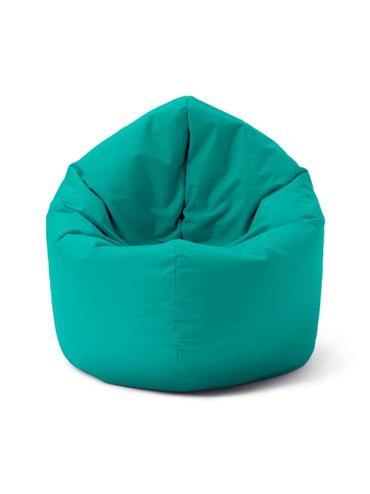 Lumaland Indoor/Outdoor-Sitzsack Runder 2in1 Sitzsack 300l  120x80x75cm -türkis günstig kaufen onesize