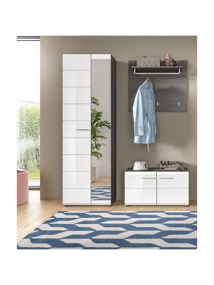 ebuy24 Garderobenmöbel Salsa Weiß 155 x 37 cm günstig kaufen onesize