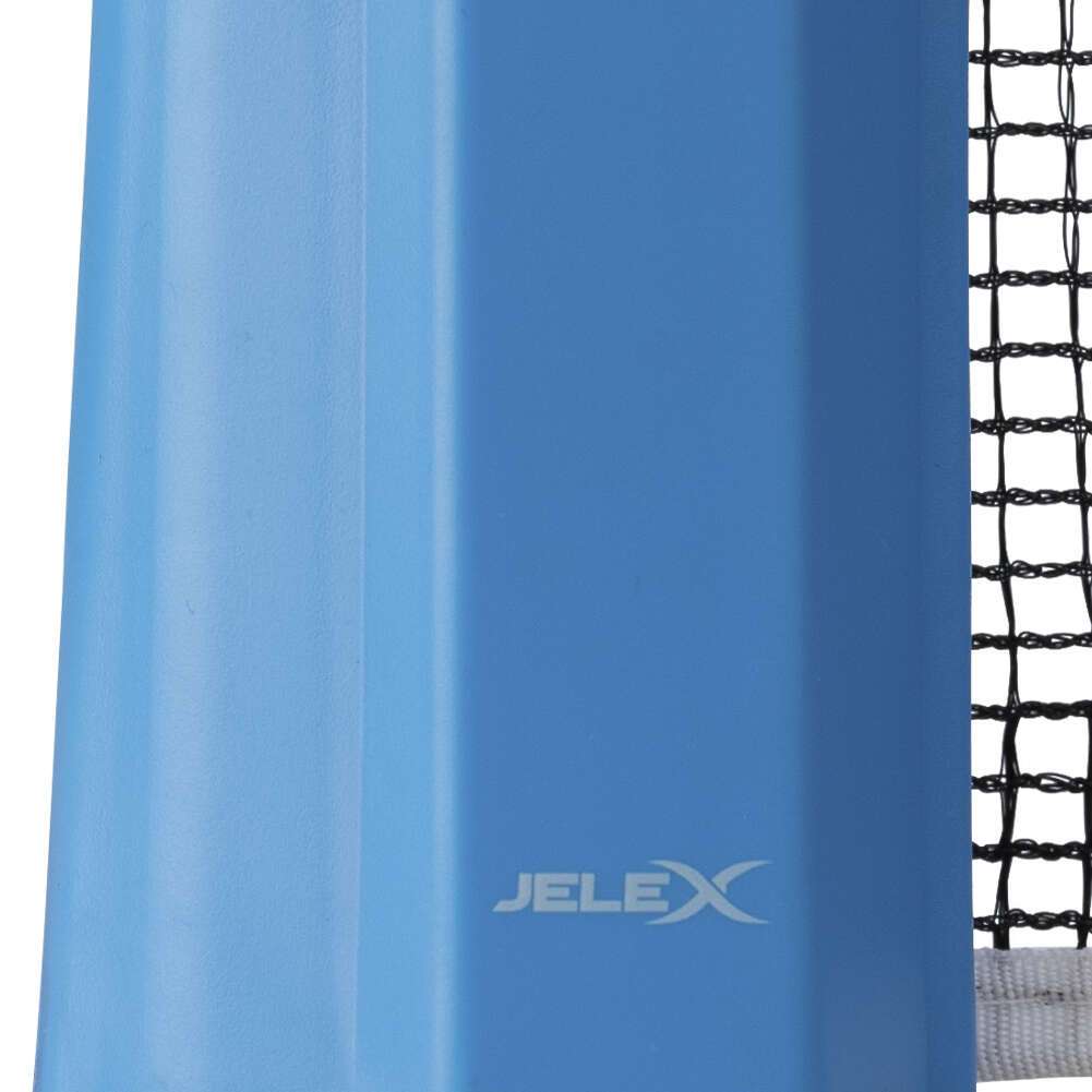 JELEX Roll Up verstellbares Tischtennisnetz blau
