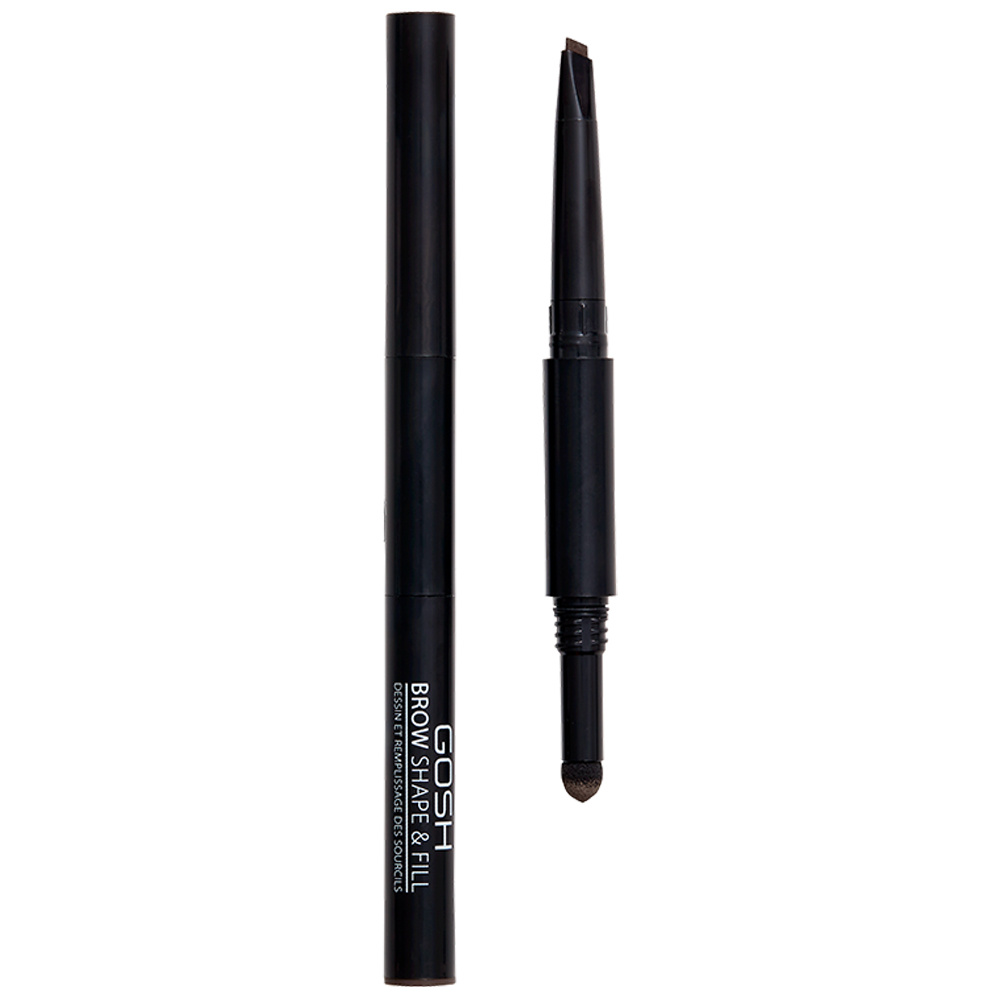 gosh copenhagen Brow Shape & Fill Crayon à sourcils 2 en 1, crayon + poudre