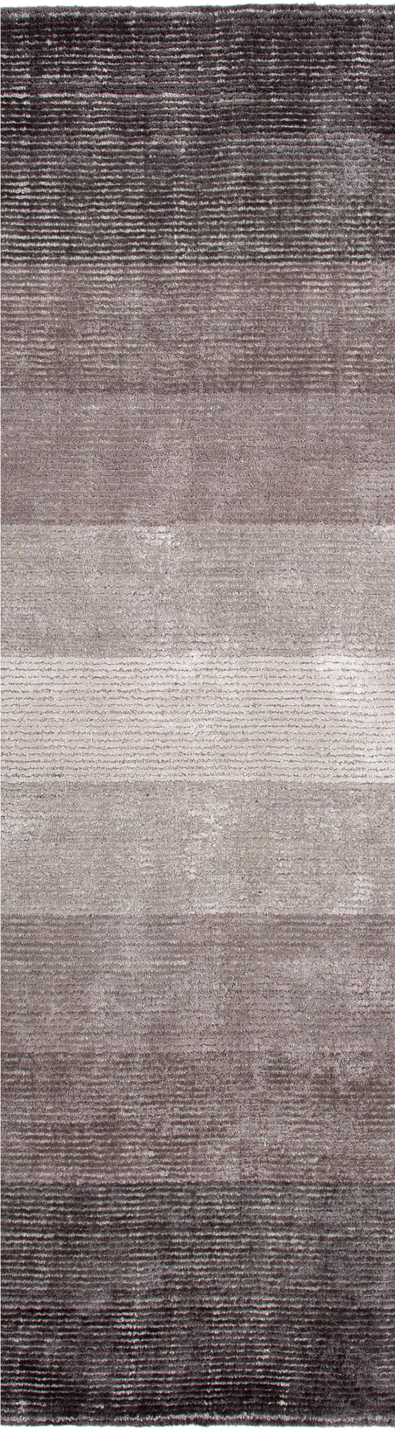Läufer Nebraska, Timbers, rechteckig, Höhe: 13 mm, Streifen, mit dezentem Glanz, Viskose, Teppich-Läufer für Diele/Flur