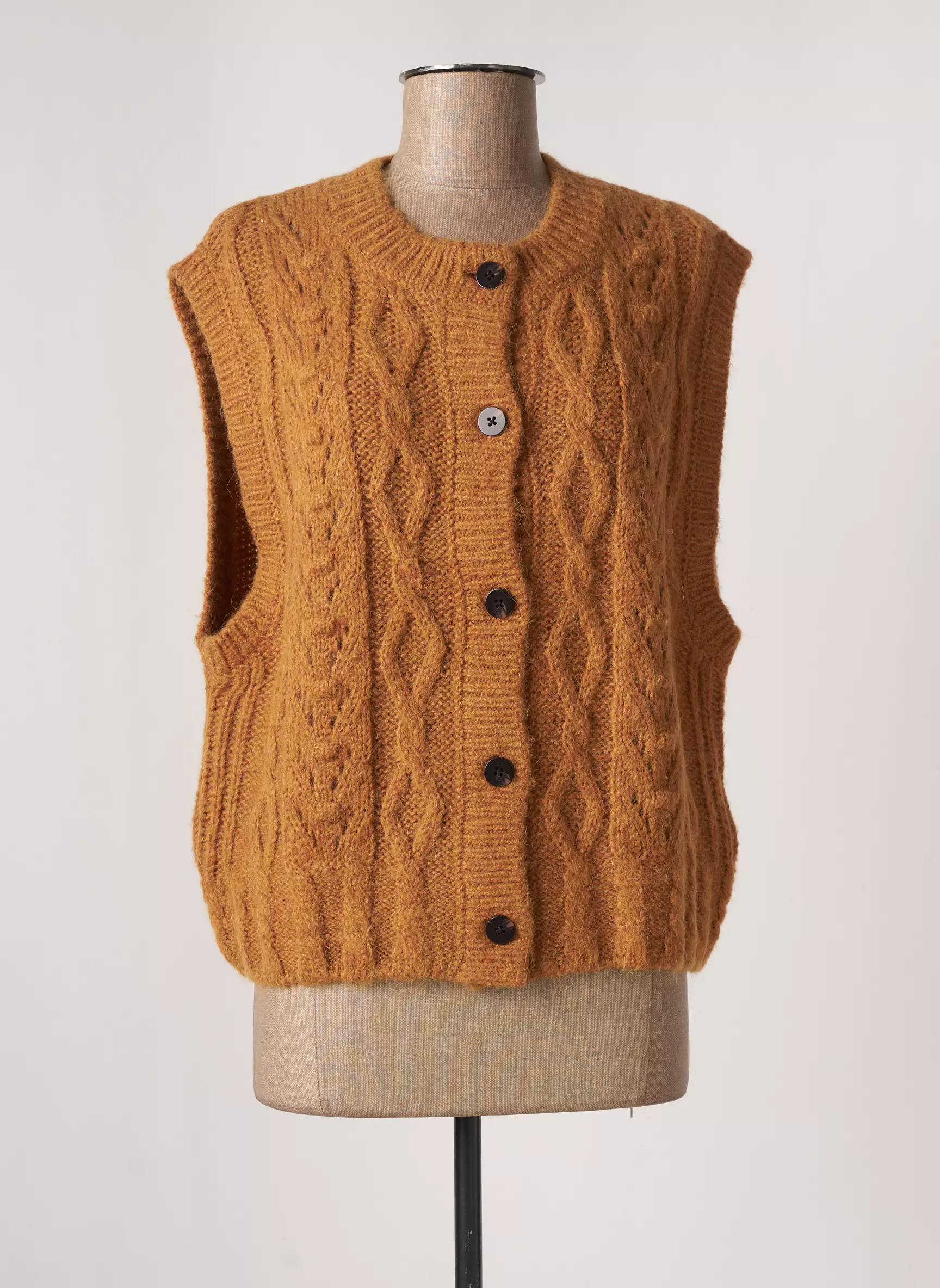 Scotch Soda Gilet Femme couleur marron
