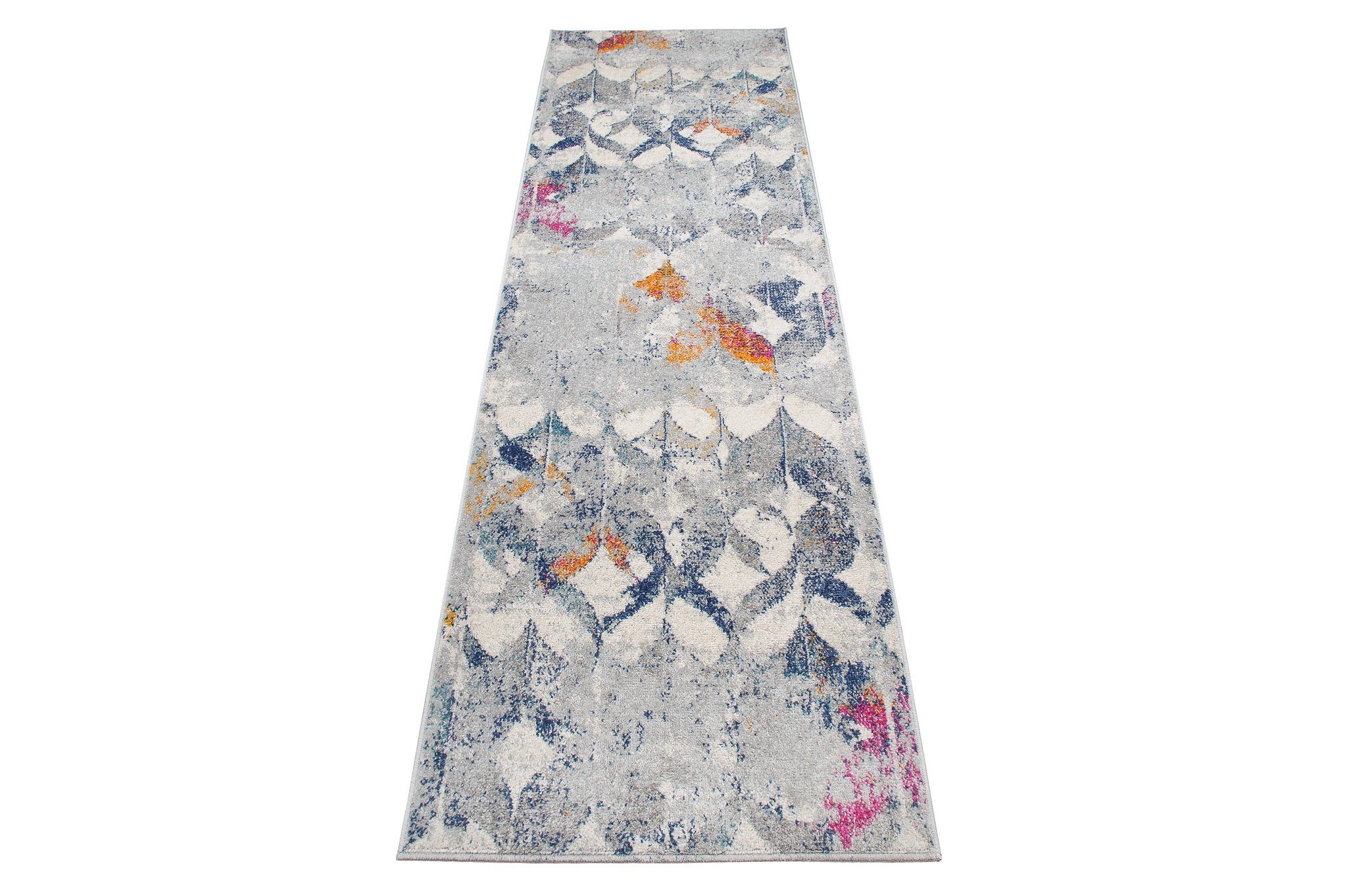 Läufer Läufer Flurläufer Modern Abstraktes Teppichläufer 80 cm Breit, Mazovia, 80 x 100 cm, Kurzflor, Meterware, Höhe 9 mm, Kurzflor - niedrige Florhöhe