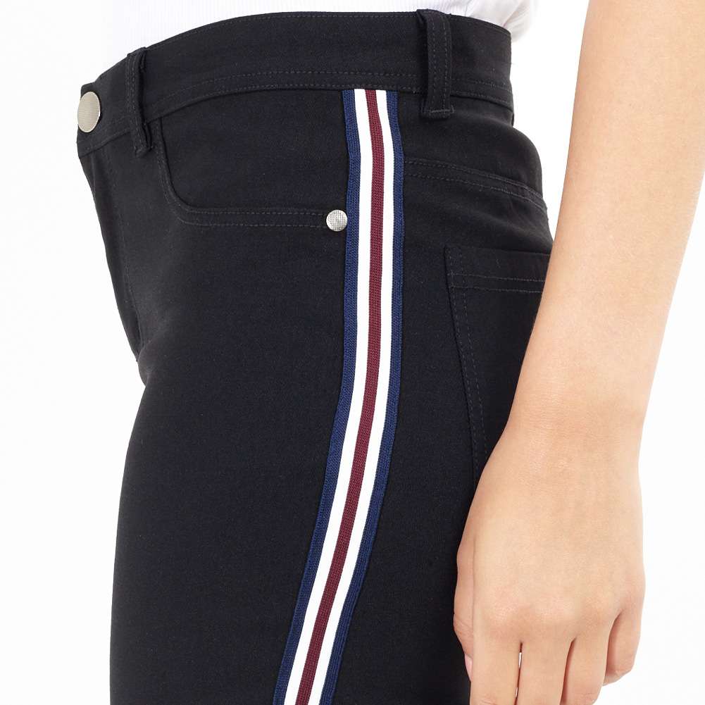 BRAVE SOUL Ribbon Damen Skinny Fit Jeans LJN-343RIBBON