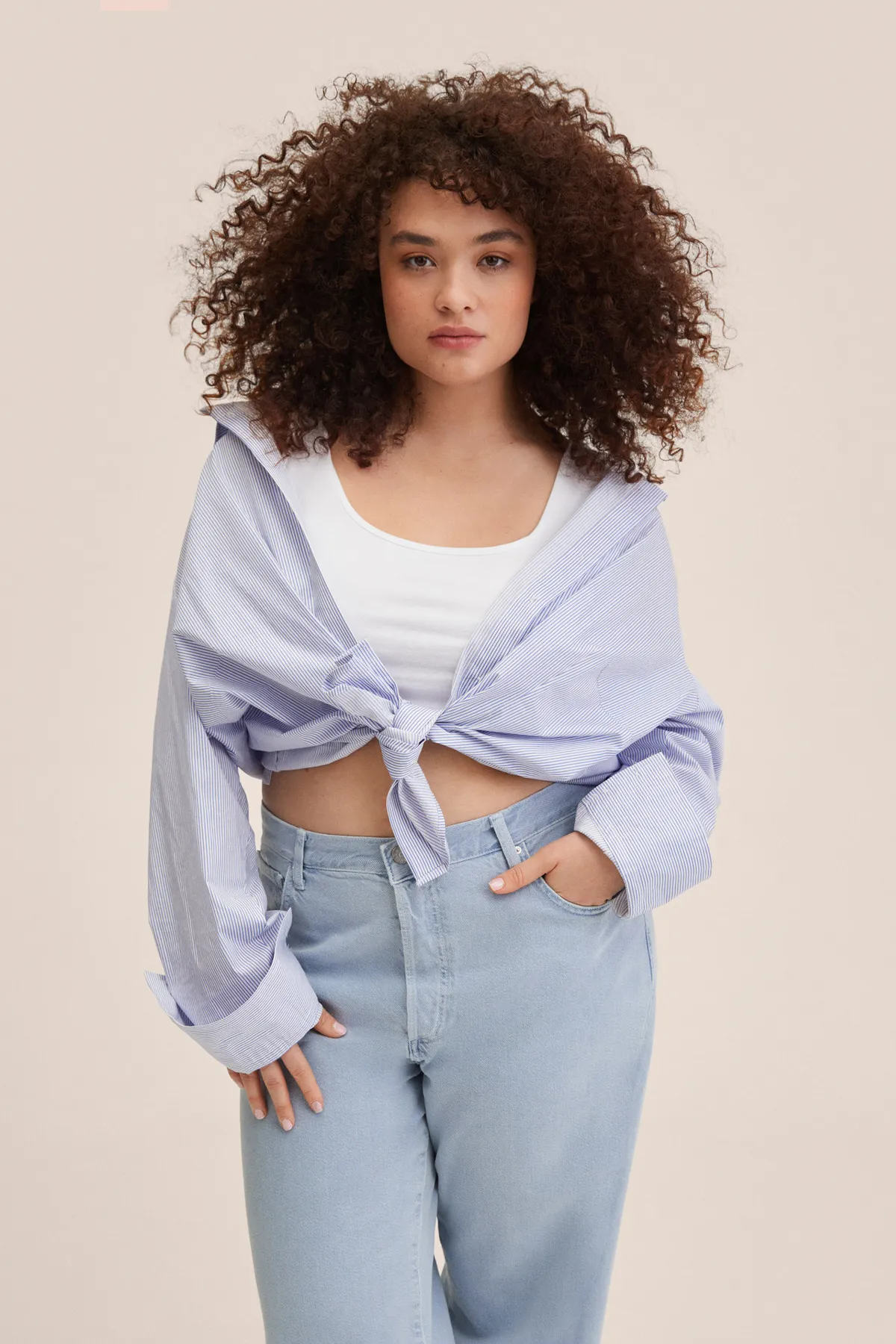 MANGO  Jeans - Blau - Wide Leg
