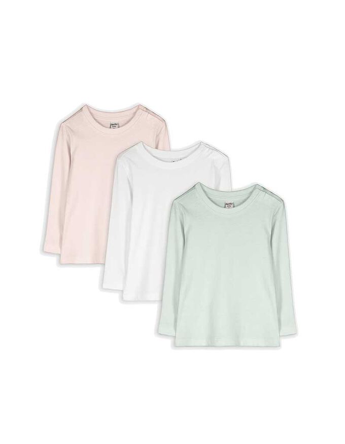 Langarmshirt - 3er-Pack