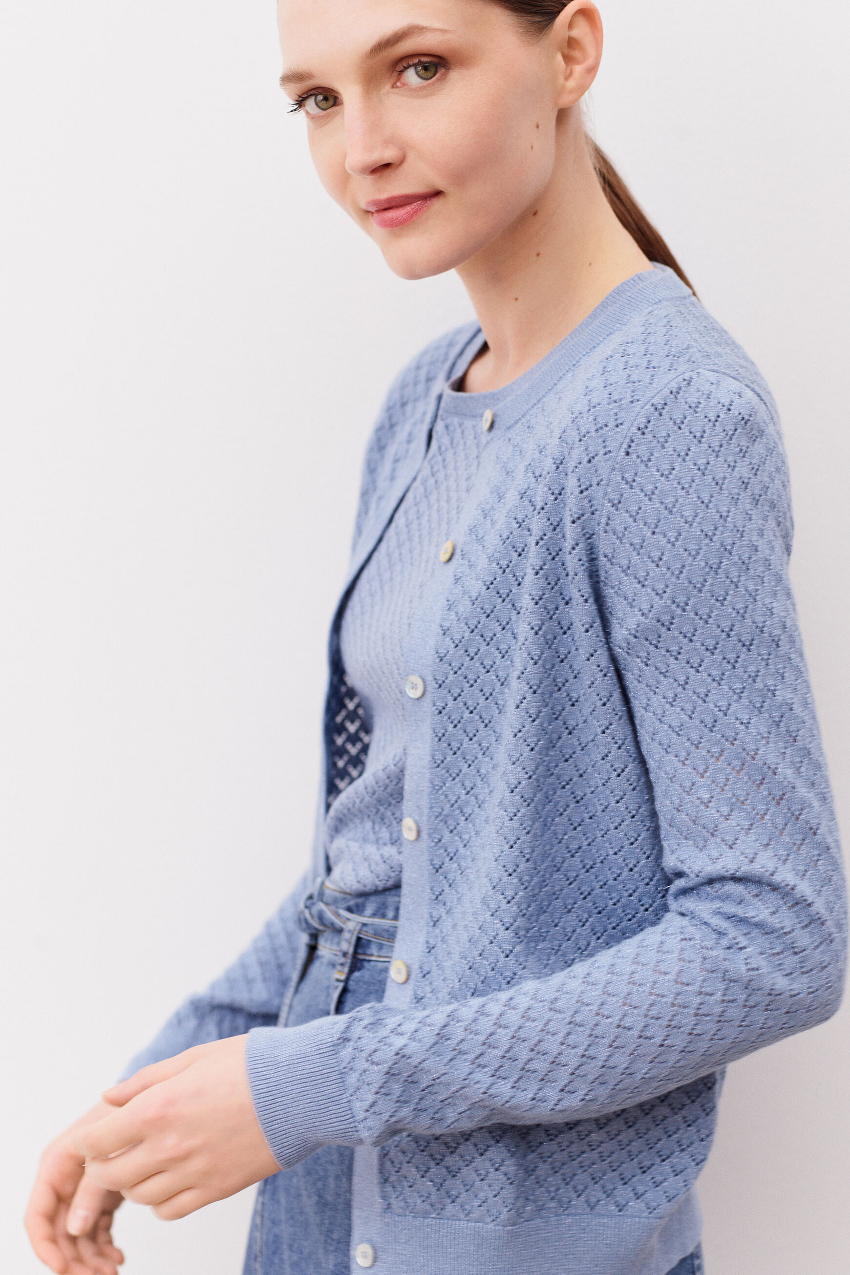 pull cesario denim stone femme