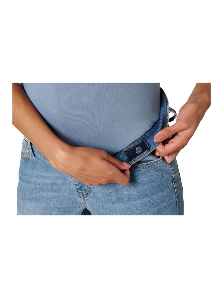 Noppies Slim Umstandsjeans Mila 7/8 in Vintage Blue günstig kaufen