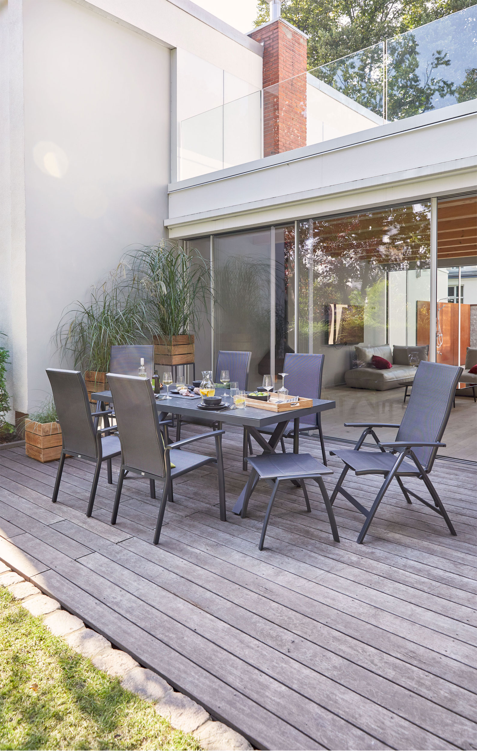 OUTDOORGartenstuhl stapelbar