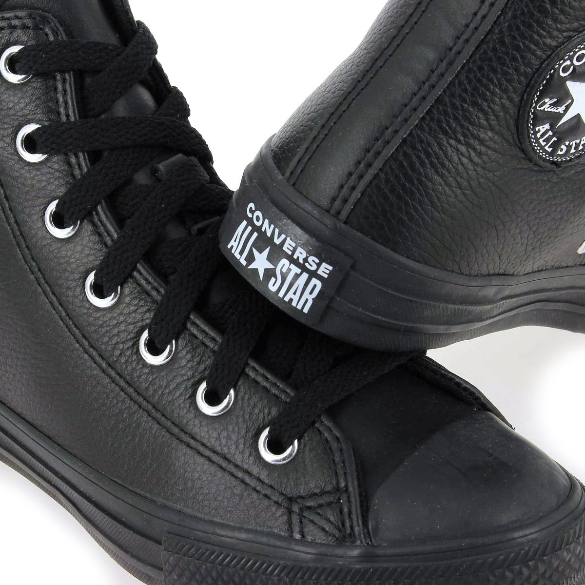 Converse  CTAS HI EV CLASSIC ELEVATED LEATHER - Noir