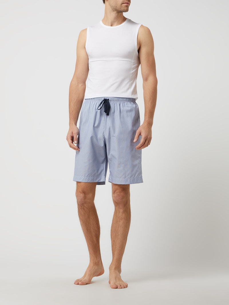 Pyjama-Hose aus Baumwolle in blau