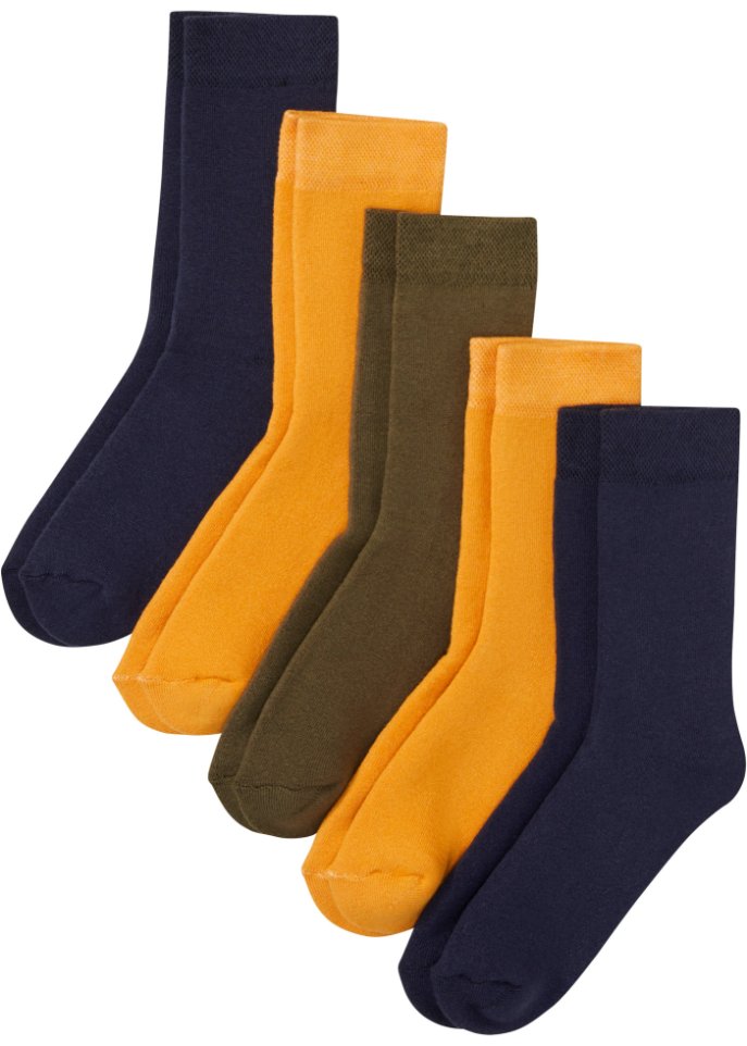 Thermo Kinder Socken (5er Pack) mit Bio-Baumwolle