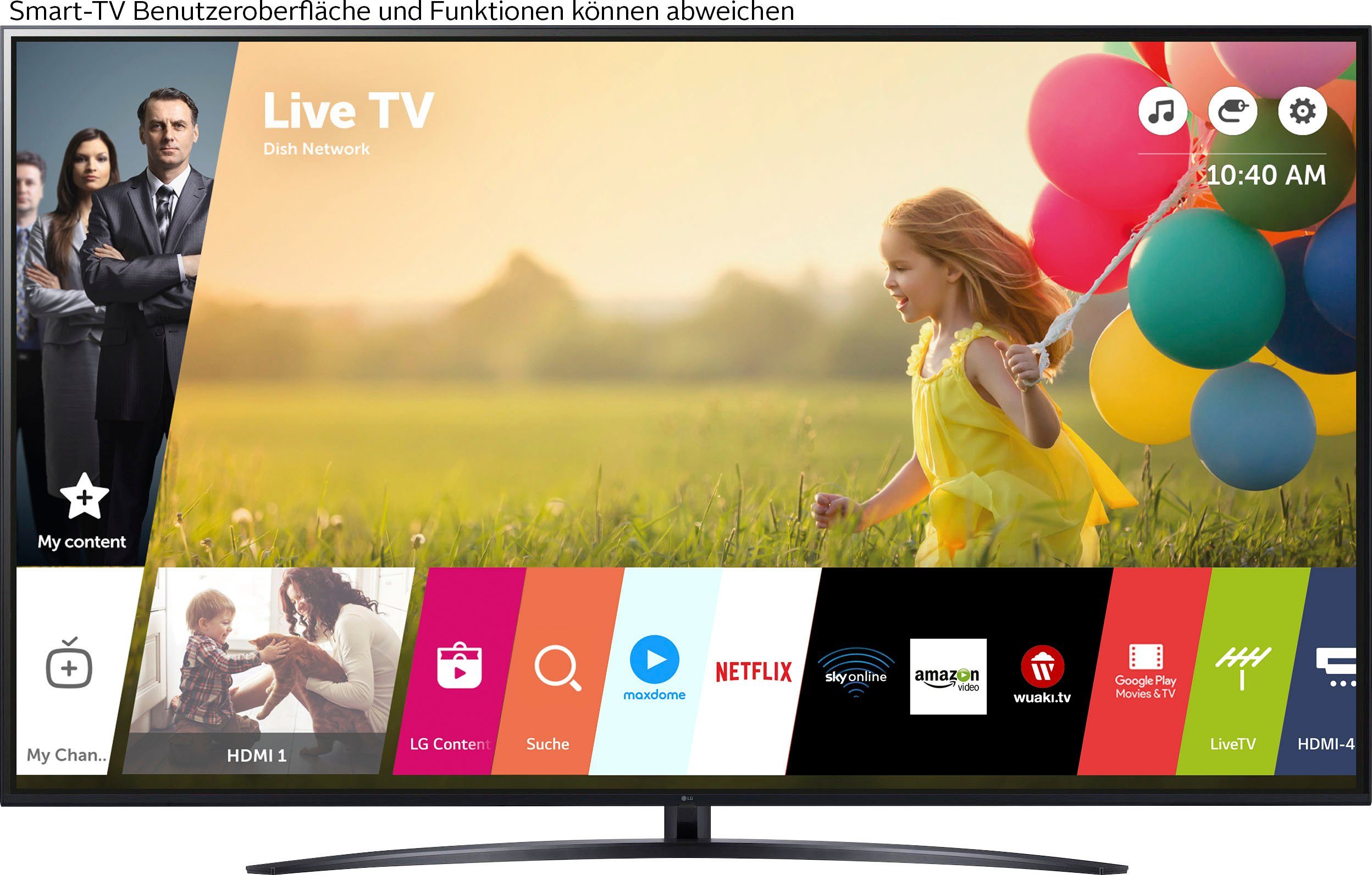 LG 86NANO769QA LED-Fernseher (217 cm/86 Zoll, 4K Ultra HD, Smart-TV, α7 Gen5 4K AI-Prozessor, Dimming Pro, HDMI 2.0, Sprachassistenten)