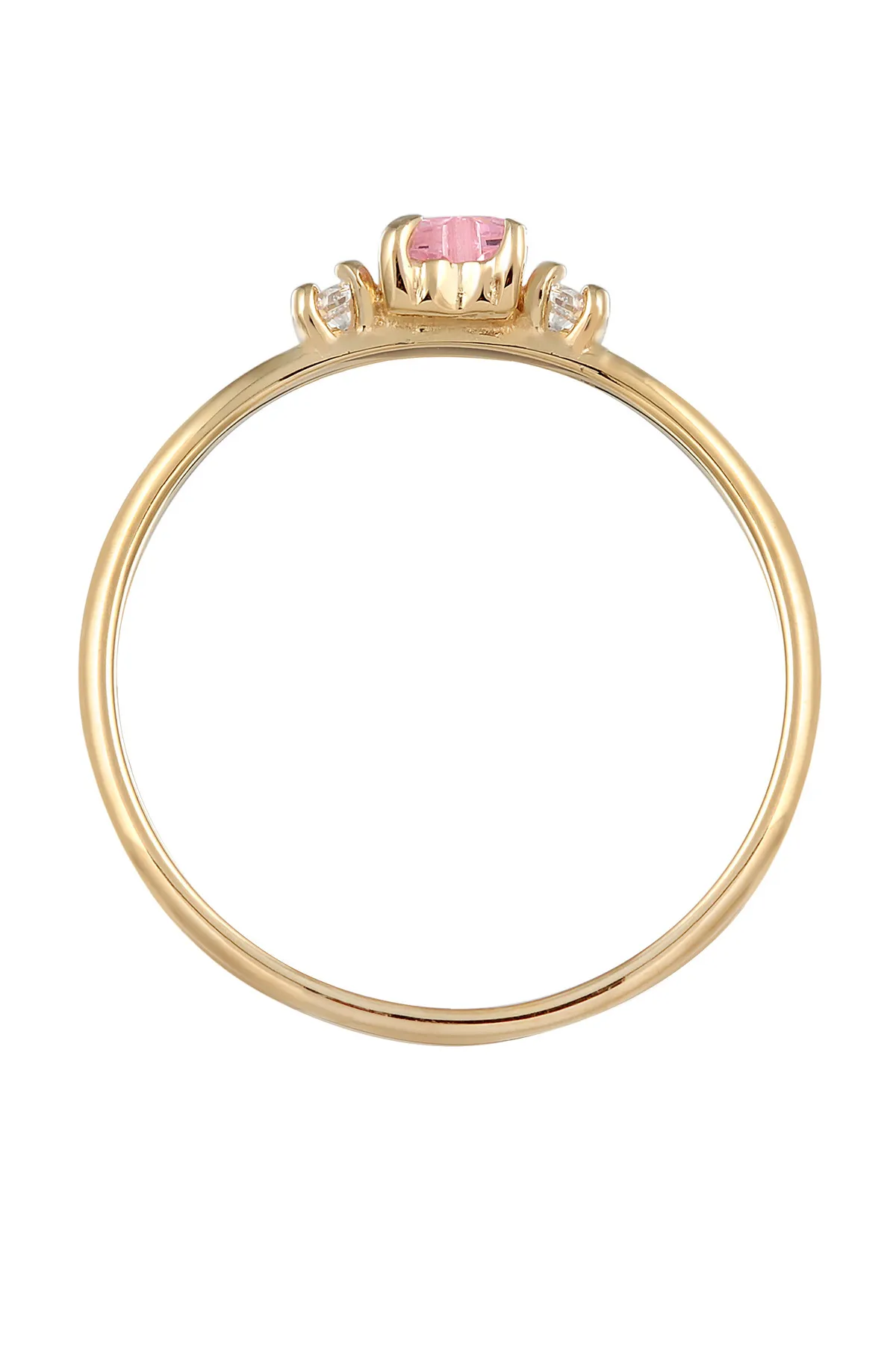 ELLI  Ring - Rosa - Zirkon