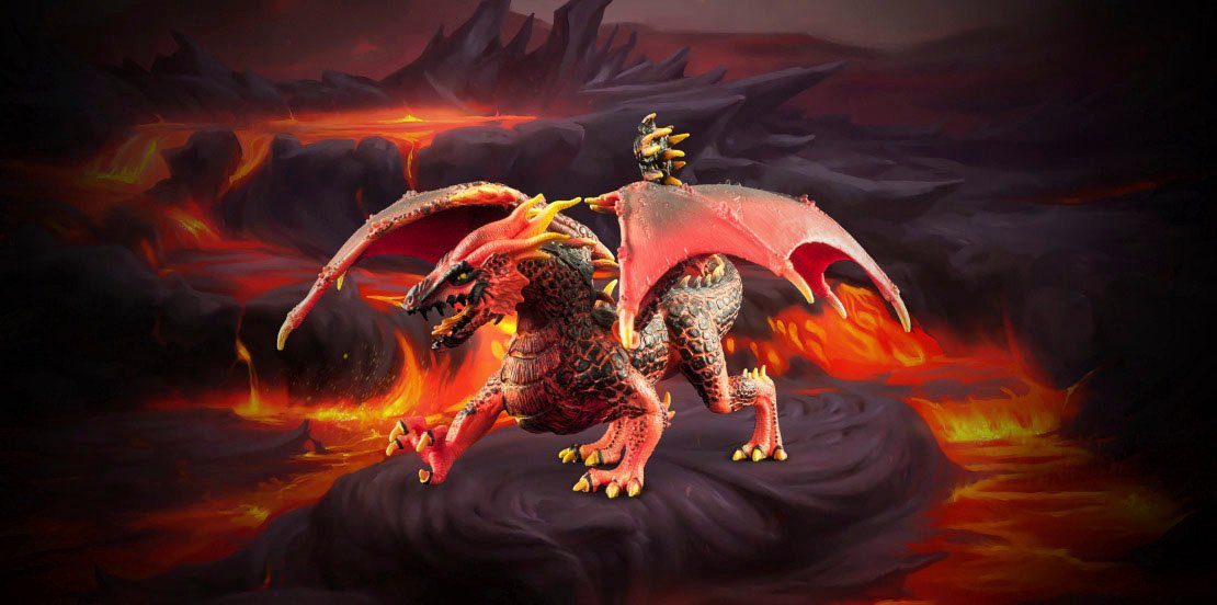Schleich® Spielfigur ELDRADOR®, Lavadrache (70138)