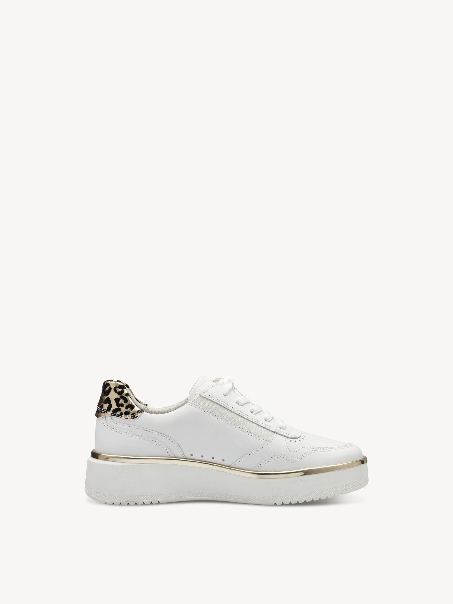 Basket en cuir - blanc