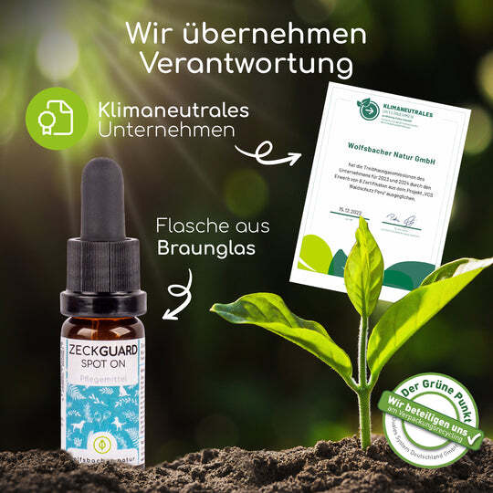 Wolfsbacher Natur Floh- & Zeckenmittel Wolfsbacher Natur Spot-On Tropfen