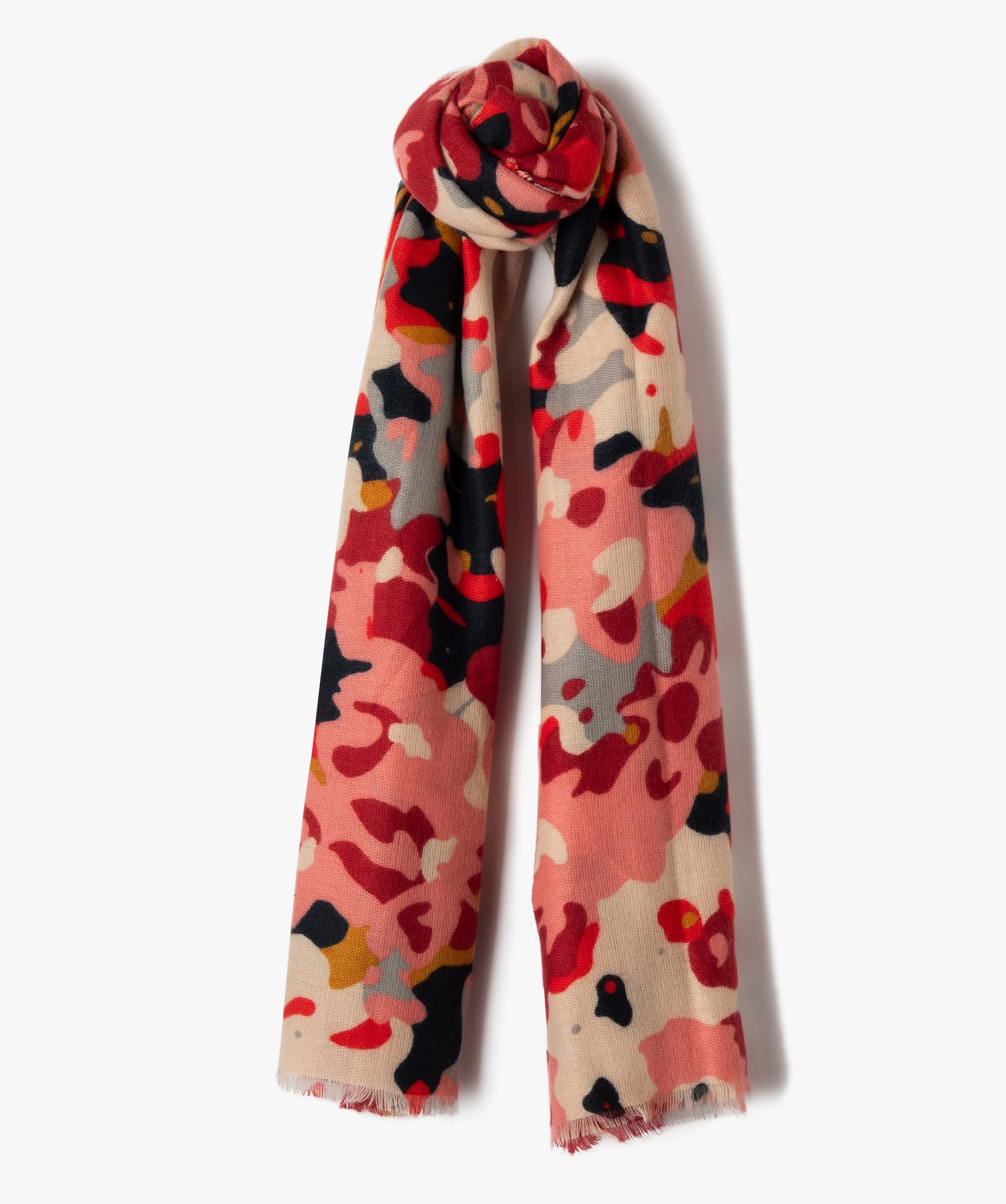 Echarpe multicolores à motifs abstraits femme multicolore | GEMO