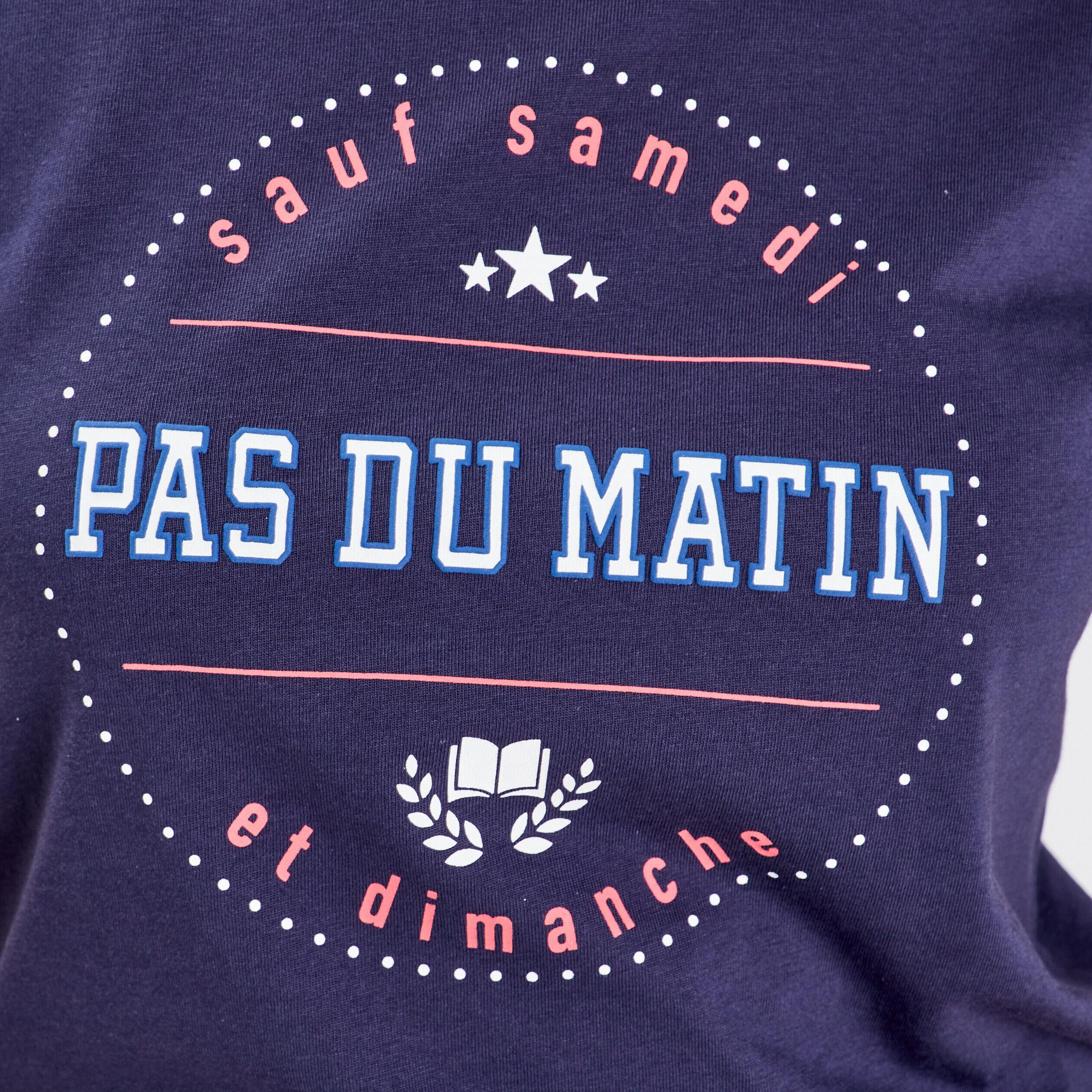 T-shirt manches courtes bleu marine femme | Cache Cache