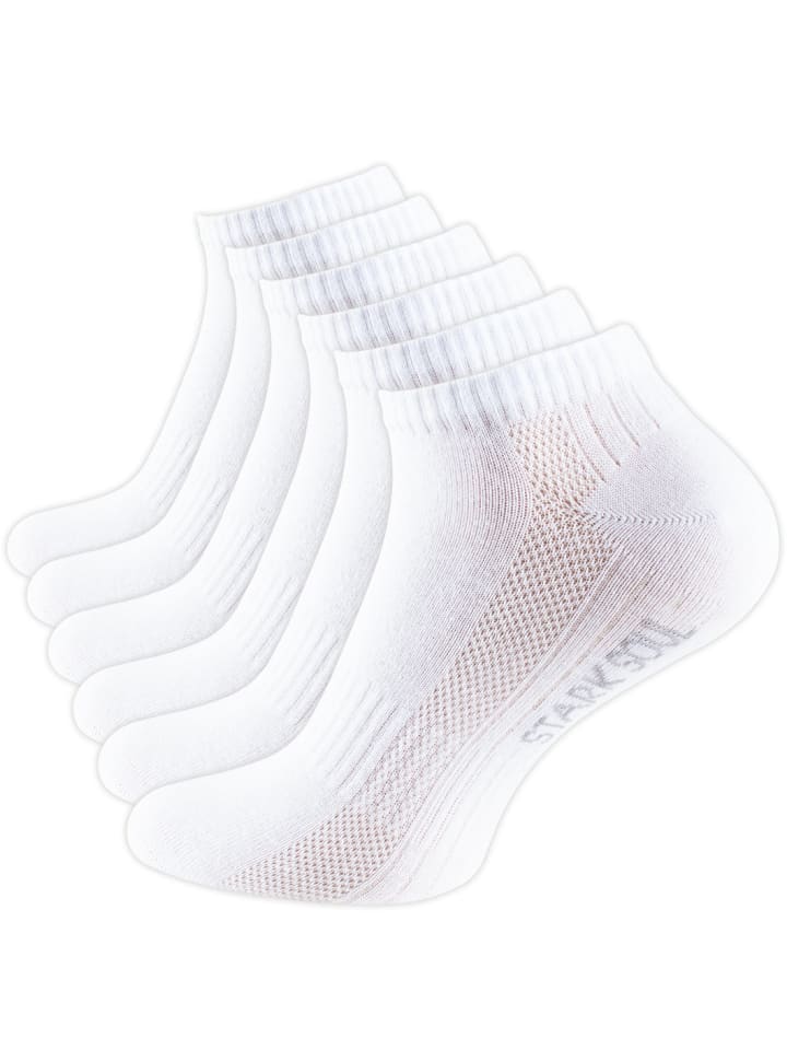 Stark Soul® Sneaker Socken 6 Paar Unisex in weiss günstig kaufen