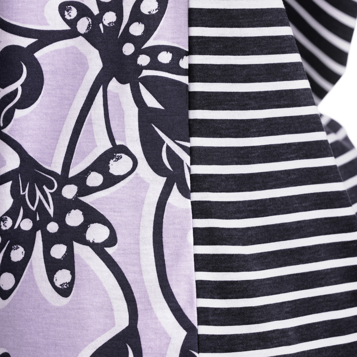 Damen Schlafshirt mit Muster-Mix