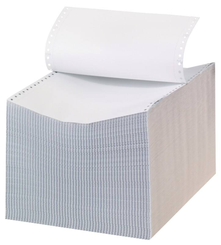Viking Computer-Endlospapier DIN A4  Perforiert 56 g/m², 57 g/m² Weiß 1000 Blatt